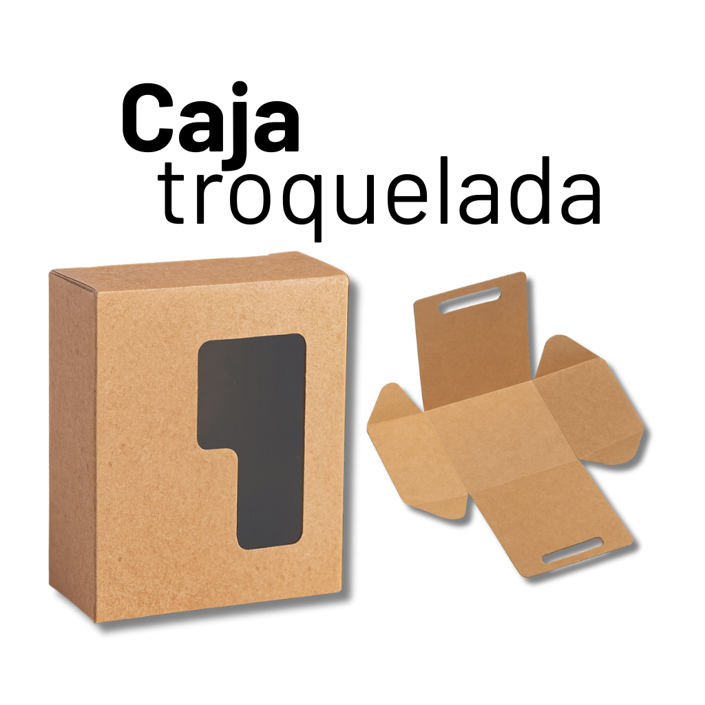 Caja troquelada